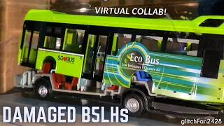 3 2 1 ... Go! Volvo B5LHs damaged upon delivery, SG❤️BUS Knackstop 1/76 Scale Model