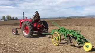 Antique Tractor Plowing