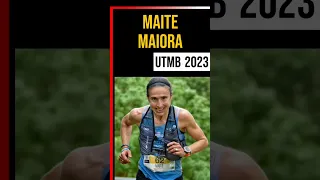 Maite MAIORA. Favorita UTMB Mont-Blanc 2023. Distancia 100 millas. Final UTMB World Series