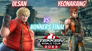 Ulsan (Bob,Kazumi) Vs Yeonarang (Hwoarang) Winners Final