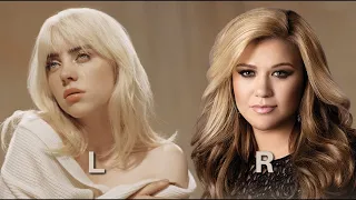 Kelly Clarkson, Billie Eilish - Happier Than Ever (Split Audio Left and Right) (8D Audio)
