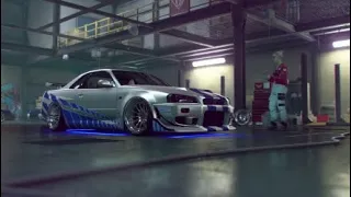 NFS HEAT - Nissan Skyline GTR R34 (Paul walker edition )