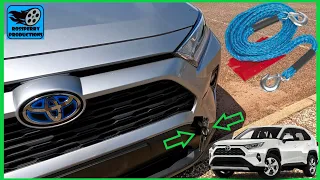 Toyota RAV4 Hidden Towing Hitch Locations & Tools (2019+)