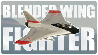 I built a BLENDED WING fighter aircraft in Flyout!!