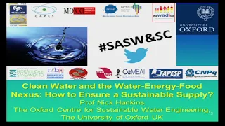 USP Lecture - The Clean Water Challenge: How do We Ensure a Sustainable Supply