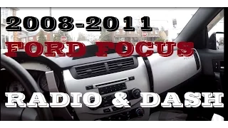 How to remove dash to get to Radio in Ford Focus 2008-2011