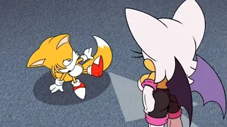 Tails hittin that spin on rouge