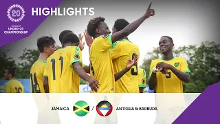 Concacaf Under-20 Championship 2022 Highlights | Jamaica vs Antigua and Barbuda