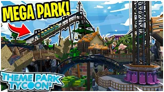 Theme Park Tycoon 2 Incredible *MEGA PARK* had this...