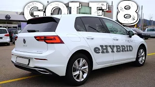 New Volkswagen Golf 8 eHybrid Plug-in Hybrid 2021 Review Interior Exterior