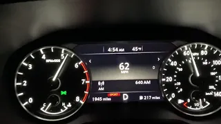 2021 Nissan Rogue  15-100 mph acceleration test