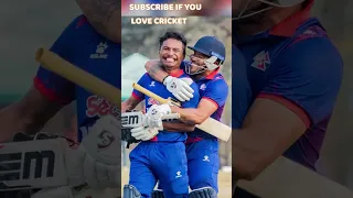 Top 3 Nepali Batsman  #shorts #cricket #top3