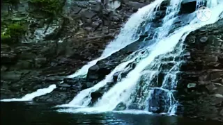 Peaceful High Waterfall Sound