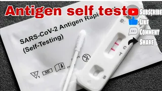 Rapid Antigen self kit test