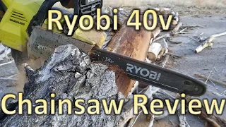 Ryobi 40v Battery 14in Brushless Chainsaw Review