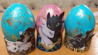 Подставки для пасхальных яиц "Как приручить дракона 3" | Egg stand "How to train your dragon 3"