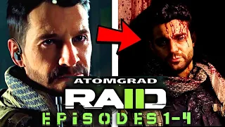 Modern Warfare 2 All Raids Cutscenes (Episodes 1-4) All MW2 Atomgrad Raid Cutscenes (COD MW2 Raids)