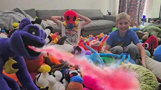 Playing with a Room Full of Plushies!