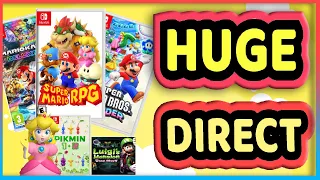 The Nintendo Direct Switch Leaks Were TRUE! | Mario Rpg , Mario Wonder & SO MUCH MORE!