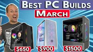 🔥 1440P Gaming is Cheap! 🔥 $650 & $900 1440p Build, $1500 4K | Best PC Build 2024 March
