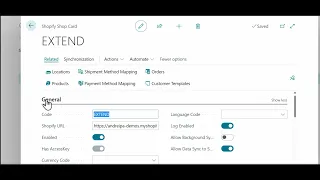Business Central 2023 Wave 1 - What's new: Introducing options to extend the Shopify Connector