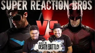 SRB Reacts to Nightwing VS Daredevil (DC VS Marvel) DEATH BATTLE!