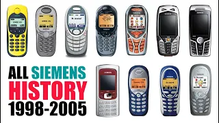 SIEMENS ALL PHONES HISTORY & EVOLUTION 1998-2005