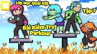 Lớp Học Quái Vật Tập 7 : HIHA ENDERMAN VÀ BÀI KIỂM TRA HỌC KÌ*BÀI KIỂM TRA PARKOUR 👿👹