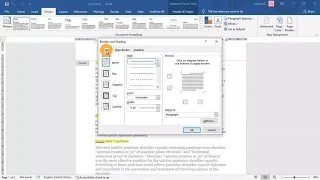 How to add Border to Header and Footer in Word (Synopsis/Thesis Formatting)