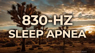830-Hz Music Therapy for Sleep Apnea | 40-Hz Binaural Beat | Relaxing, Calming, Stress Relief