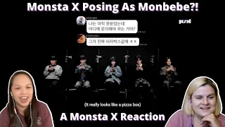 Two Monbebe First Time Watching Find the fake MONBEBE hiding among the REAL MONBEBE (feat. MONSTA X)