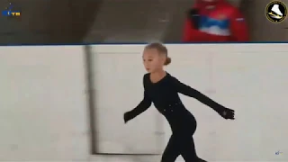 Veronika Zhilina(2008), Elements, 2019.02.26  Moscow Novice Championships