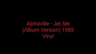 Alphaville - Jet Set (Album Version) 1985 Vinyl_synth pop