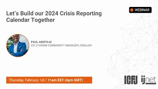 Let’s Build our 2024 Crisis Reporting Calendar Together