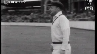 Don Bradman's last Test cricket match (1947)