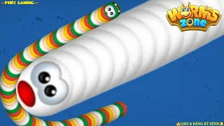 WORMSZONE.IO 🐍 🐍🐍 – Rắn phàm ăn #1 – BIGGEST SNAKE | Epic Worms Zone Best Gameplay | Phúc Gaming YT