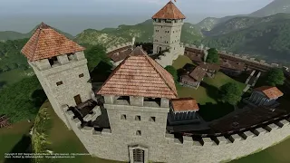 Capalna Fortress 100BC - Dacia (Romania) - 3D Reconstruction. #istorie #dacii #geții #ancient #roman