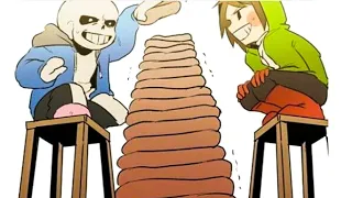 Sans gets hungry... (LOL)