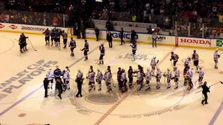 Blues winning game 7 against blackhawks round 1 4/16