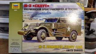 Zvezda's M3 Scout Car build