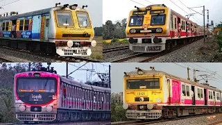 Different Models & Liveries Colourful Electric Multiple unit Trains of Eastern Railways