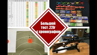 Большой тест скорости патронов .22lr хронографом