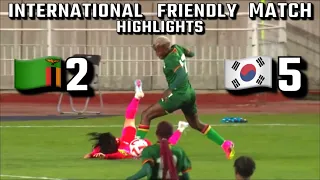 Zambia VS South Korea | 2-5 | Extended Highlights | 5/6/2023 | HD 🇿🇲vs🇰🇷