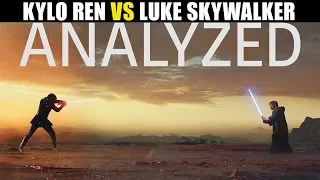 Kylo Ren Vs Luke Analyzed and Explained | Lightsaber Duels