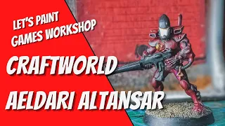 How to Paint Craftworld Altansar Aeldari