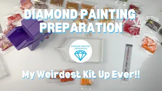 Diamond Painting Preparation | My Weirdest Kit Up Ever!!