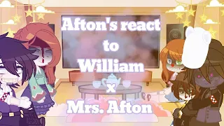 []Aftons react to William x Mrs. Afton[]FNAF[]Gacha[]WilliamxMrs.Afton[]Read Description[]