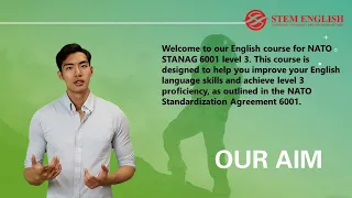 SLP level 3 NATO 6001 Stanag English course with STEM English online or presencial