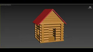 ТехРис. Работа в программе 3ds max. Избушка.