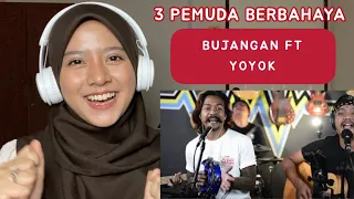 RUGI TAK DENGAR 3 PEMUDA BERBAHAYA NI FIRST TIME REACT BUJANGAN KOES PLUS ‼️